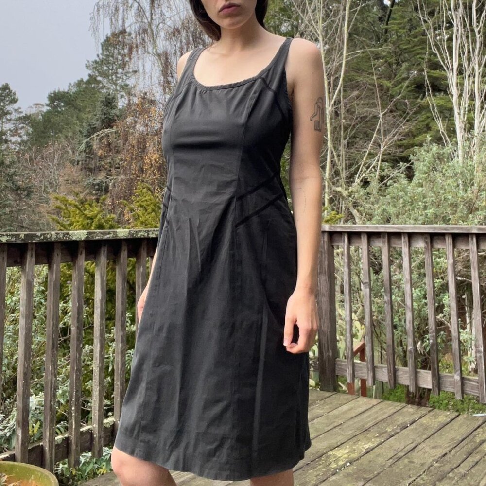 Prada Red Label black utility dress